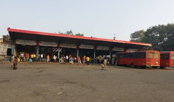 msrtc kolhapur st bus depo
